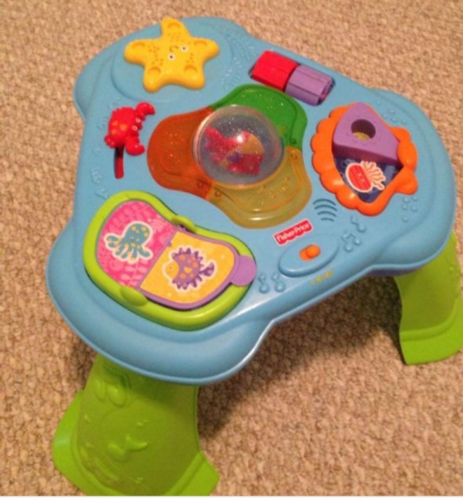 fisher price lights and sounds activity table